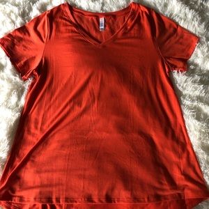 Coral orange tee-shirt